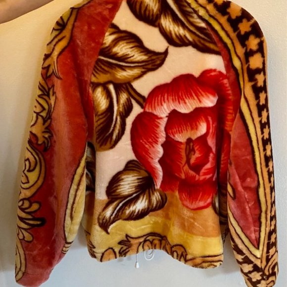 Marine Serre Women's Pink Printed Bomber Jacket. - Picture 4 of 15